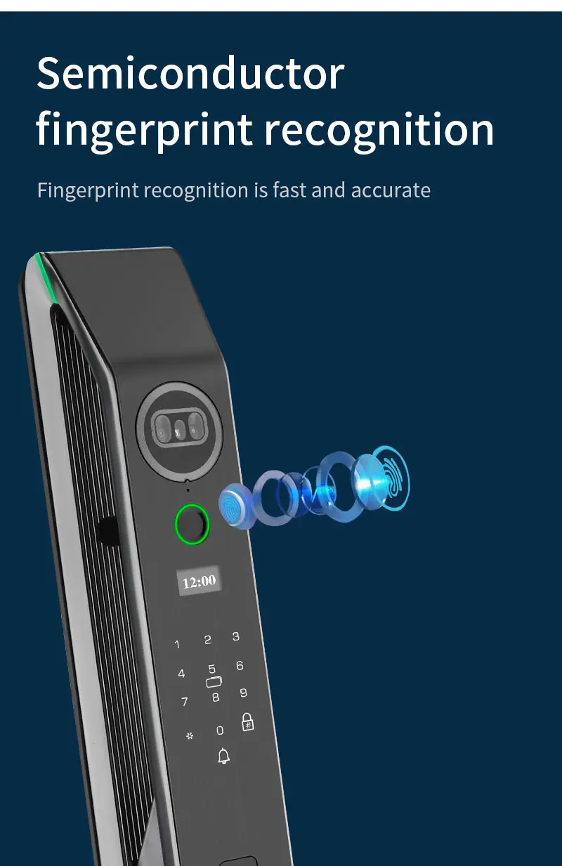 Fingerprint Waterproof Outdoor Garden Lock